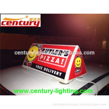 3 sided illuminated advertising carrier